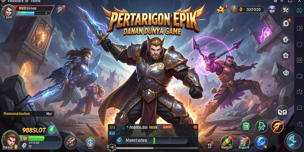 Tampilan gameplay Fighting 988SLOT yang menegangkan dan penuh aksi.