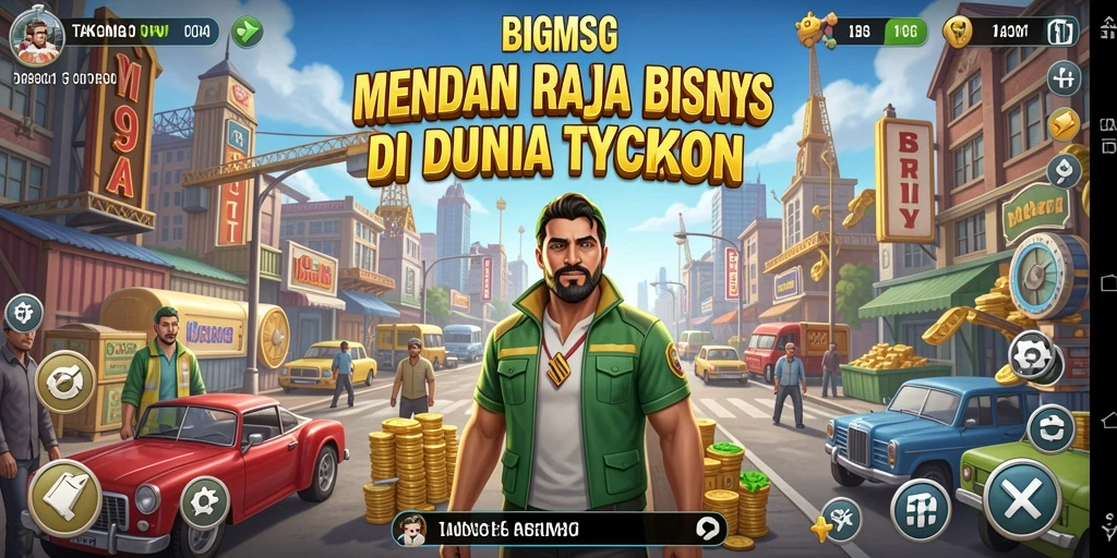 Tampilan gameplay BIGMSG yang menarik dan dinamis.