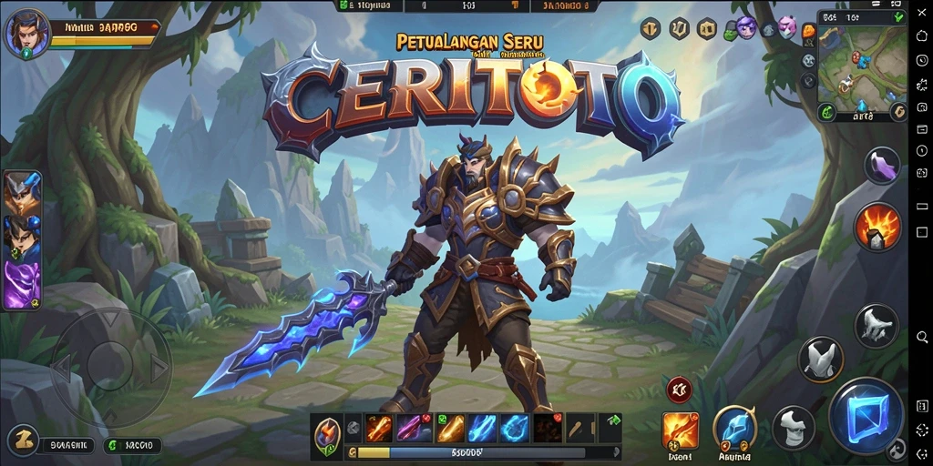 Tampilan menakjubkan dari gameplay CERITOTO dalam dunia ARPG.