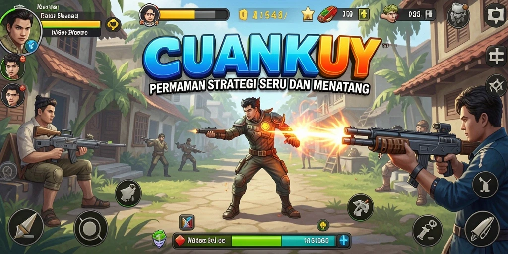 Tampilkan aksi seru dari gameplay CUANKUY yang mendebarkan.