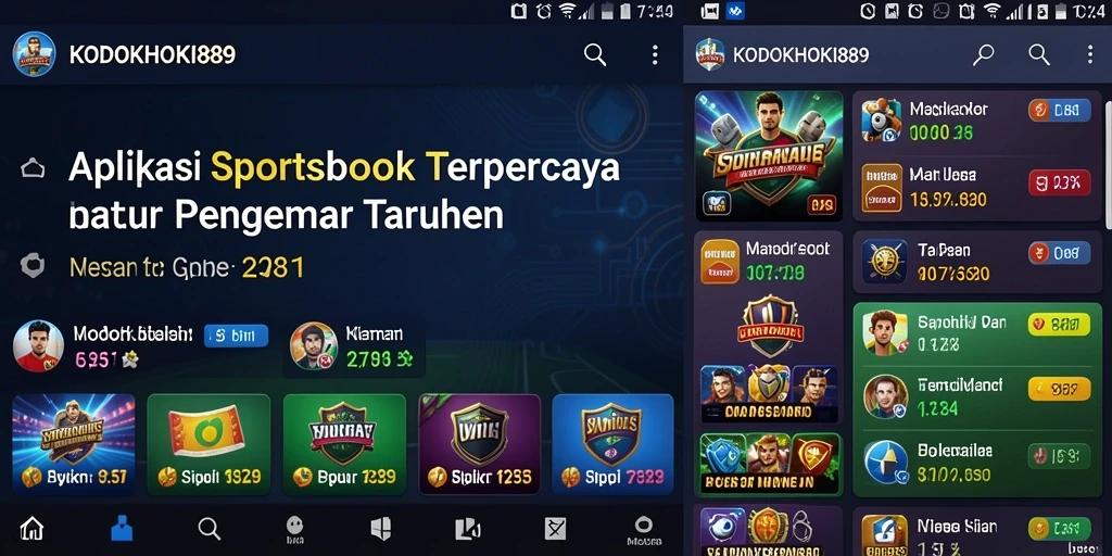 Tampilan gameplay menarik dari KODOKHOKI889 dengan berbagai opsi taruhan.